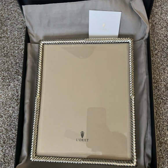L'Objet Elegant Silver Rope Frame - Picture 6 of 10
